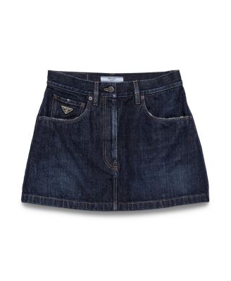  Denim Miniskirt