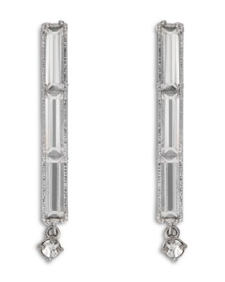 Crystal Linear Drop Earrings