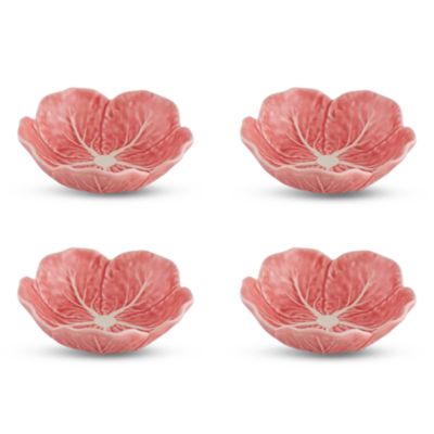 Cabbage Pink Small Bowls, Set of 4
