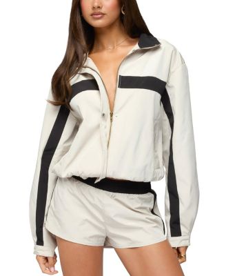  Emrie Stripey Nylon Jacket