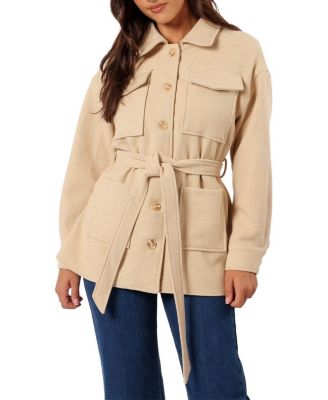  Arlow Tie Front Shacket