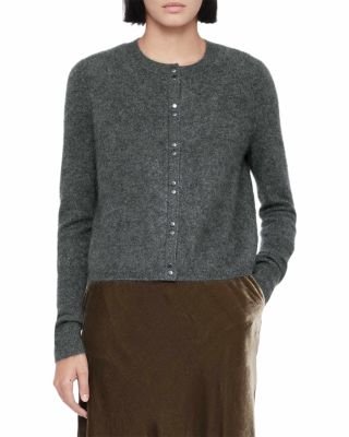 Allsaints Ada Cashmere Crewneck Cardigan