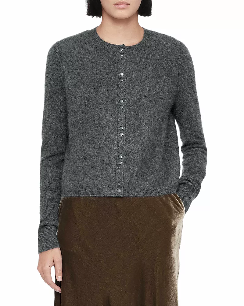 Allsaints Ada Cashmere Crewneck Cardigan