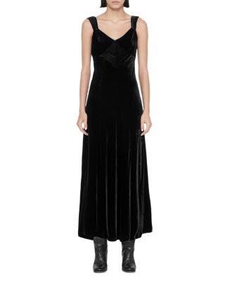Berletta Silk Blend Velvet Maxi Dress