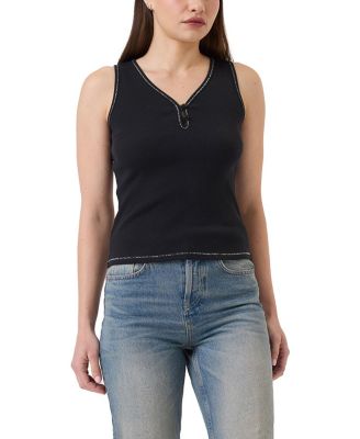 Goldie Lewinter CAleste Organic Micro Rib Shell Top