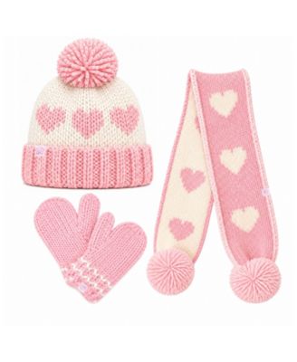  Girls' Hearts Cold Weather Gift Set