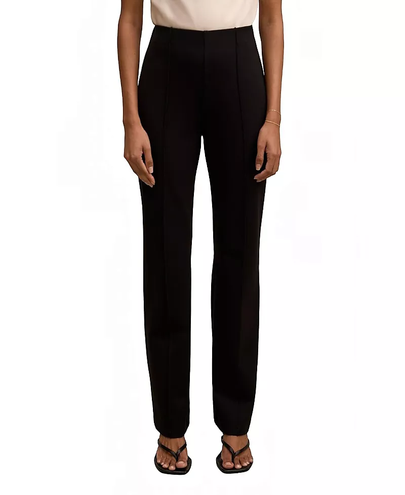 Ever New Women's Piper Petite Ponte Straight Leg Pant