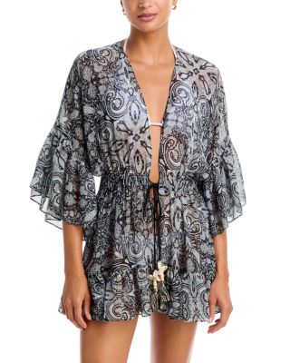 Keira Tropical Cover-Up Dress