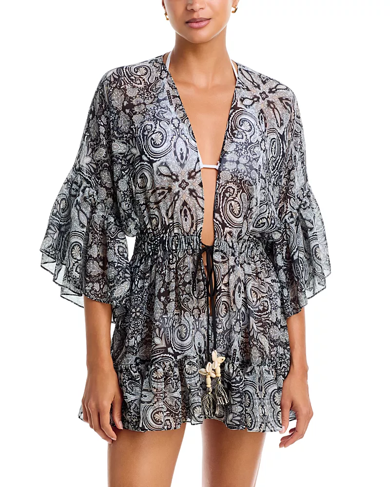 Ramy Brook Keira Tropical Cover-Up Dress