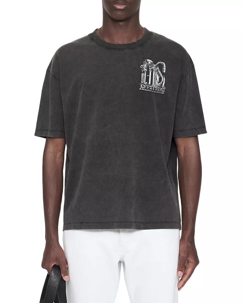 Allsaints Shrines Cotton Graphic T-Shirt