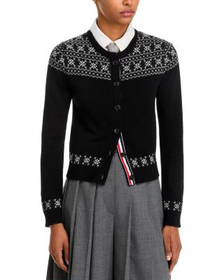 Icelandic Fairisle Jacquard Cashmere Cardigan