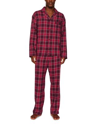 Relaxed Flannel Check Pajama Set