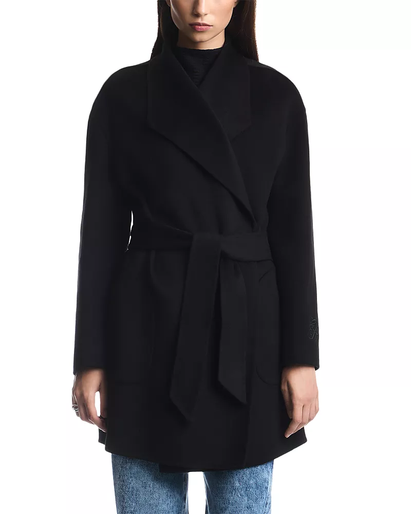 Emporio Armani Wool & Cashmere Wrap Coat