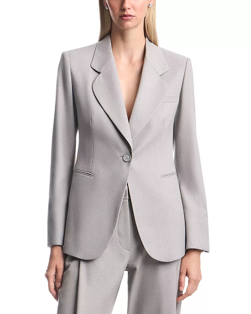 Emporio Armani Single Button Vented Back Blazer