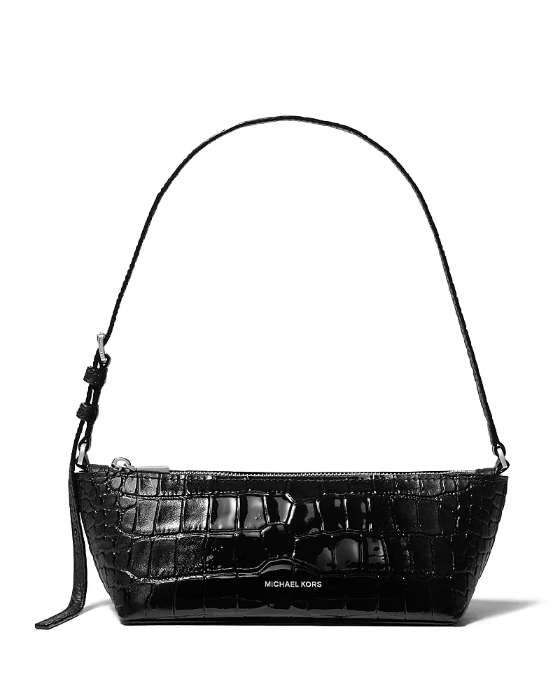 Michael Kors Laila Small Embossed Leather East West Crossbody