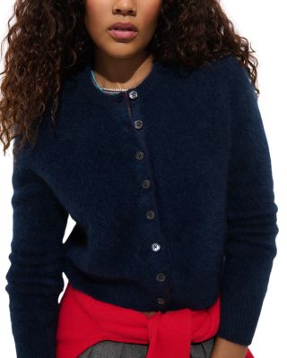 Elizabeth Cashmere Crewneck Cardigan