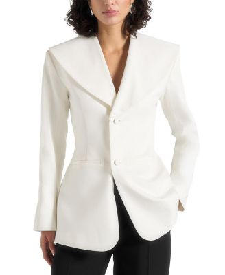 Emy Cinch Waist Shawl Blazer