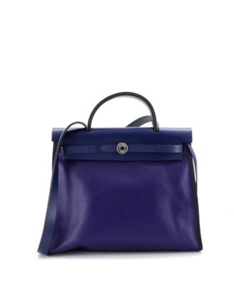31 Herbag Zip Berline Vache Canvas and Leather