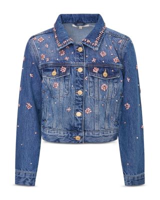 Girls' Lavina Tween Embellished Denim Jacket - Big Kid
