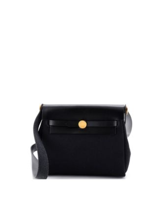 20 Herbag Zip Toile and Leather