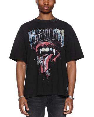 Ksubi Drak Ekcess Oversized Graphic Cotton Tee