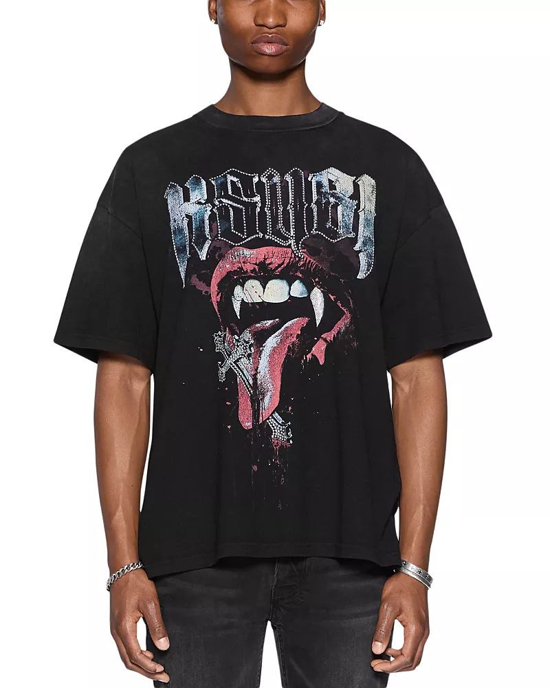 Ksubi Drak Ekcess Oversized Graphic Cotton Tee