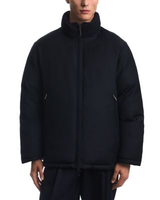 Reversible Stand Collar Down Jacket