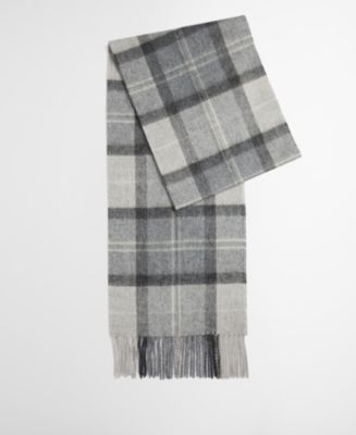 Mineral Tartan Wool & Cashmere Scarf