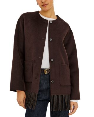 Tomoko Fringe Hem Patch Pocket Jacket