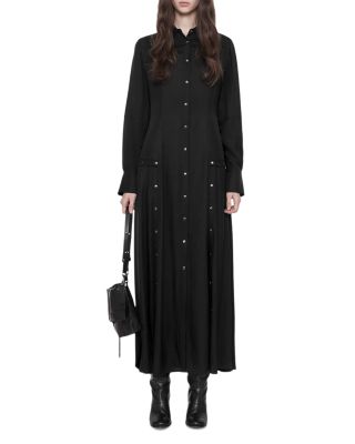 Allsaints Artemis A Line Midi Shirt Dress
