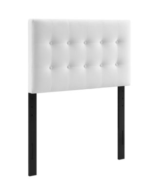 Emily Biscuit Tufted Performance Velvet Headboard, Twin