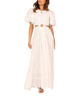  Merletto Cut Out Maxi Dress