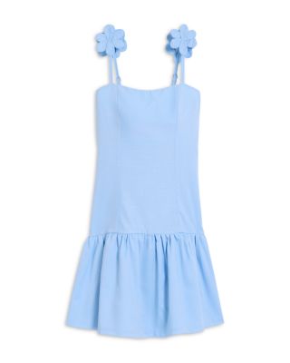 Girls' Audrey Sleeveless Ruffle Hem Mini Dress – Big Kid