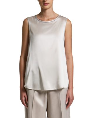 Silk Stretch Sleeveless Top