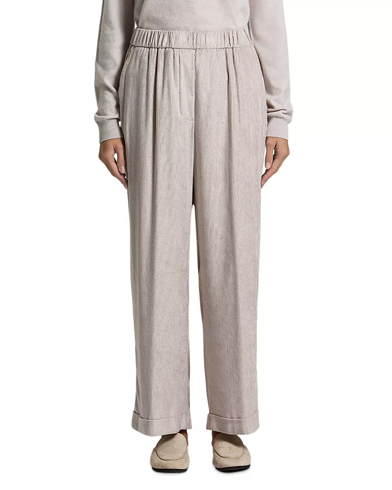 Peserico Flowy Viscose Corduroy Trousers