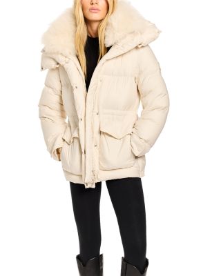 Scout Shearling Trim Puffer Coat