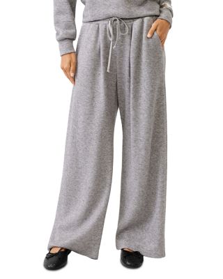 Fifteen Twenty Jenny Pleated Wide Leg Sweatpants