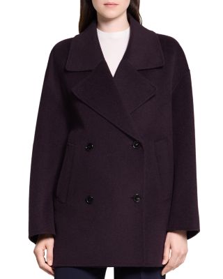 Long Cocoon Peacoat