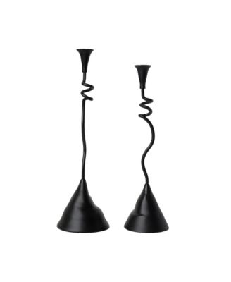  Winding Taper Candle Holders, Set of 2