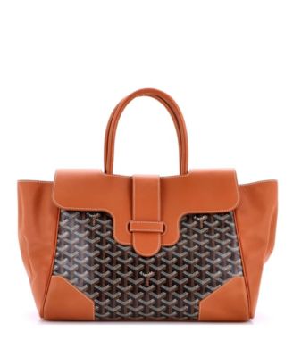   Saigon Tote Bag Coated Canvas with Leather