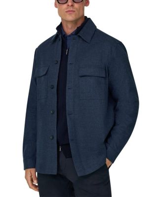 Boggi Milano Double-Face Denim Overshirt