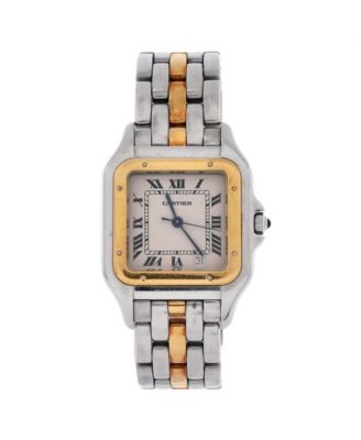  Vintage Panthere de Cartier Quartz Watch in Stainless Steel and Gold 27mm