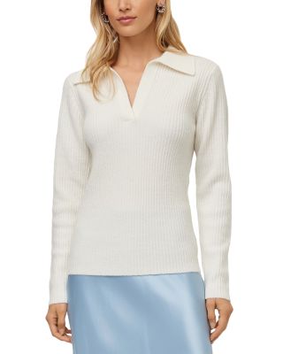 Daphne Ribbed Collared Sweater