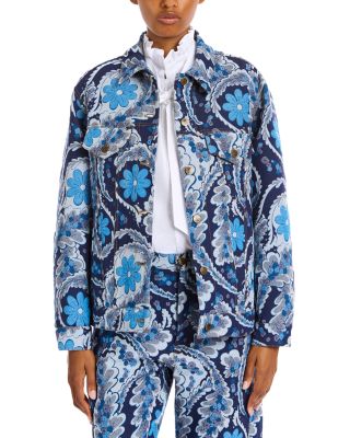 The Oversized Jacquard Trucker Jacket