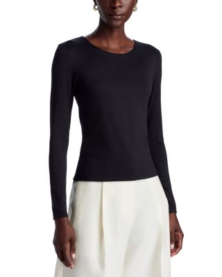 Kobi Halperin Bruce Scoop Neck Long Sleeve Tee