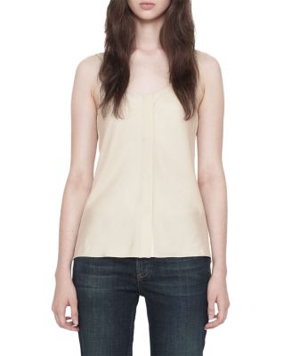 Milla Sleeveless Button Front Top