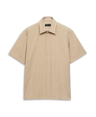 Short-Sleeved Stretch Cotton Shirt - Exclusive