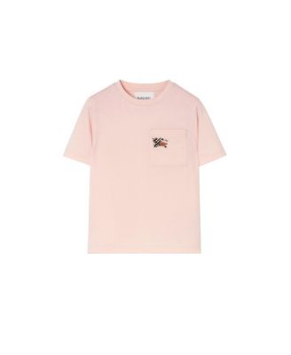 Girls' Knight Check Cotton T-shirt - Little Kid, Big Kid