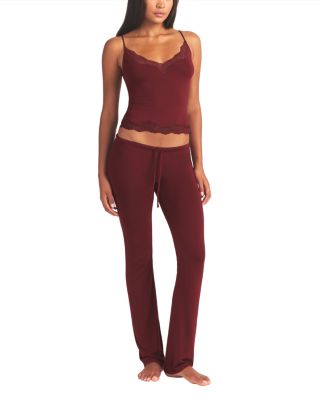 Lace Trim Cami & Pants Sleep Set