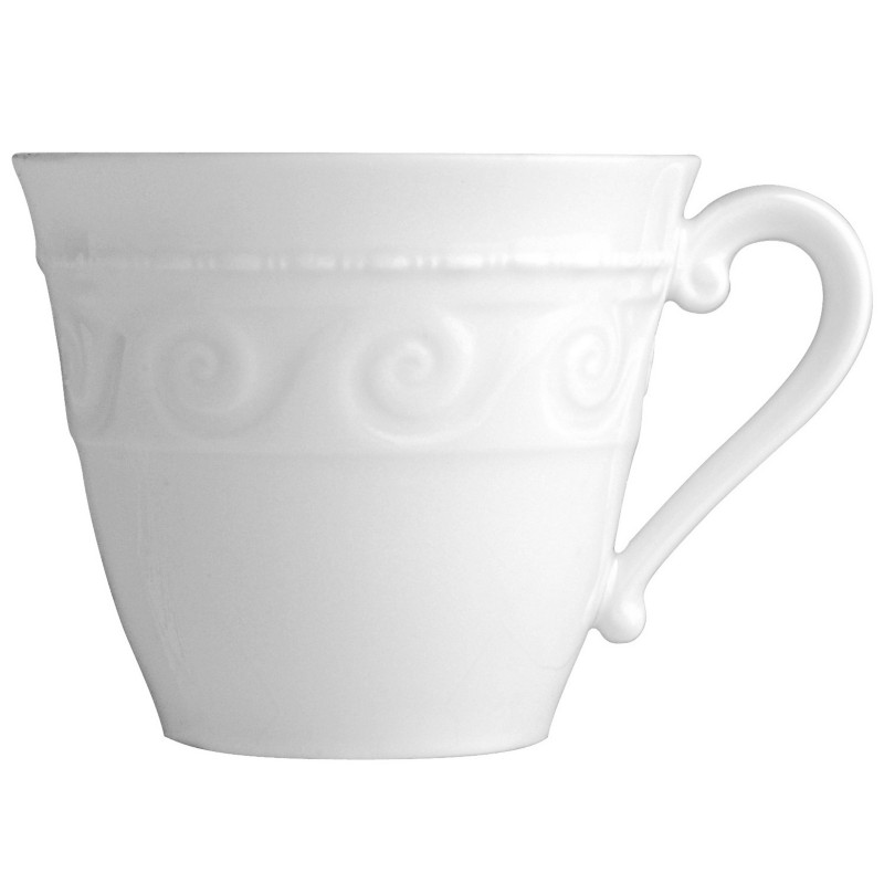Bernardaud Louvre Coffee Cup in White
